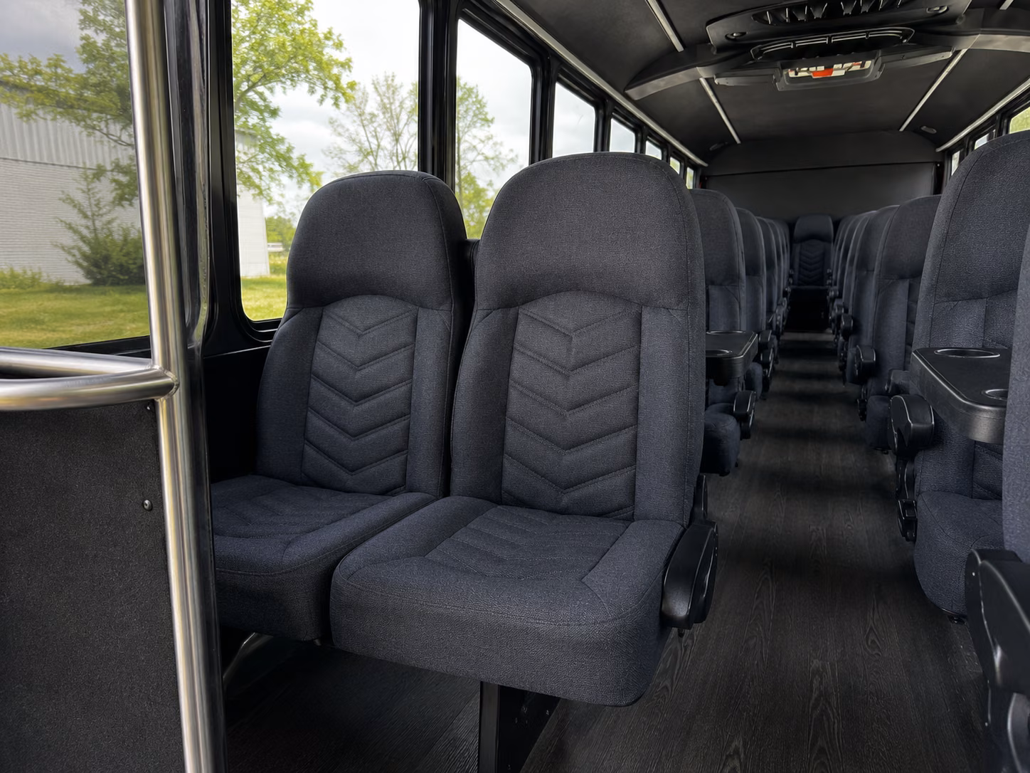 15 passenger minibus interior