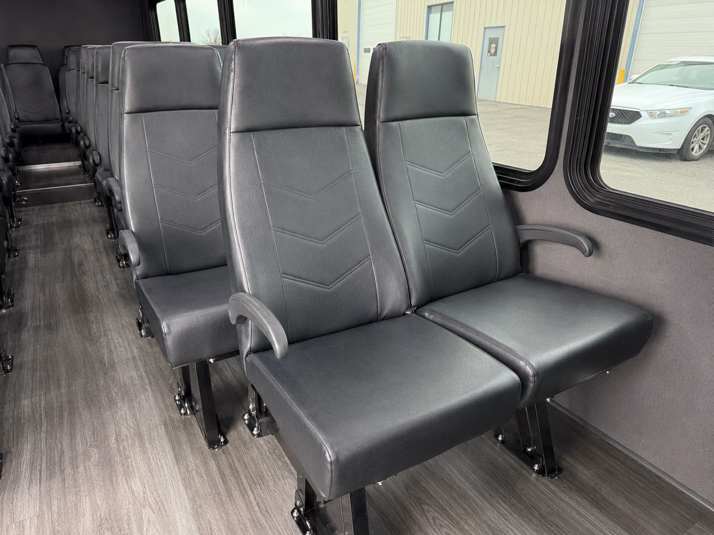 18 passenger minibus interior