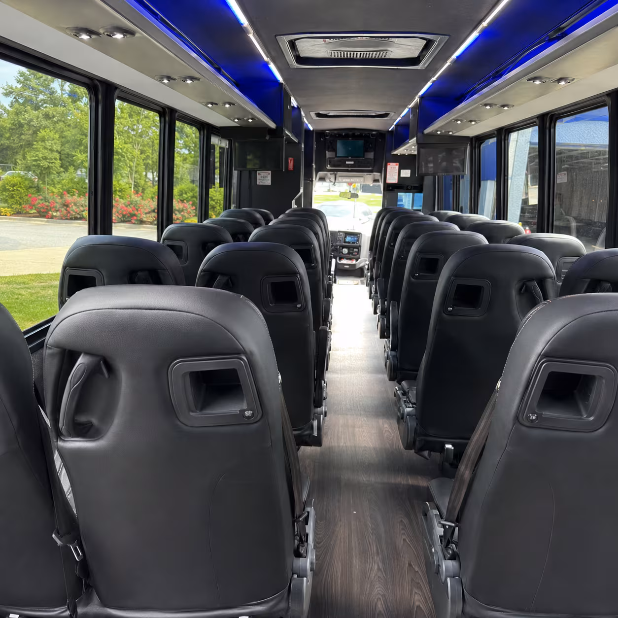 28 passenger minibus inside