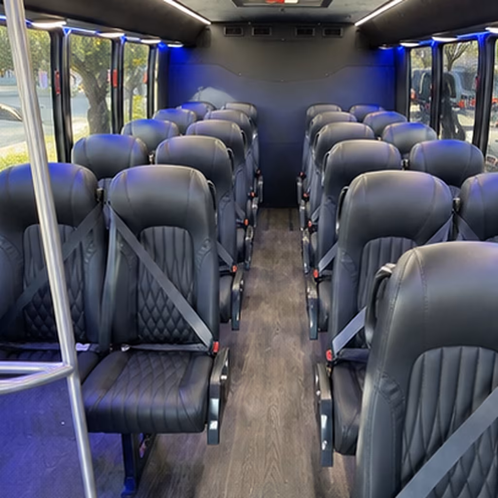 35 passenger minibus inside