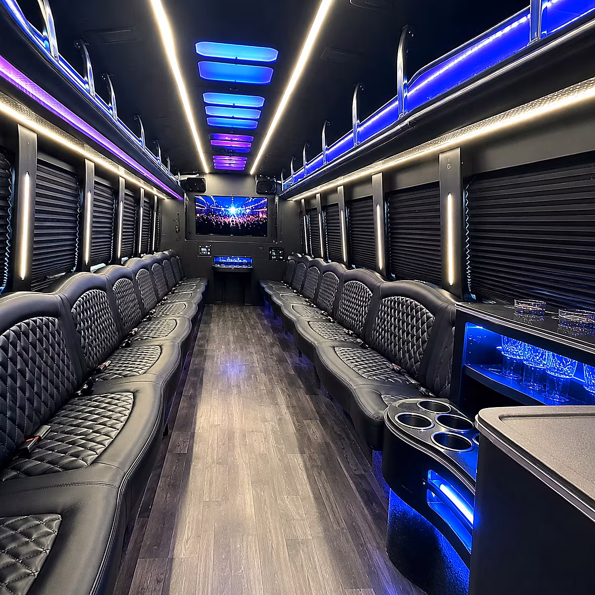 baton rouge party bus inside
