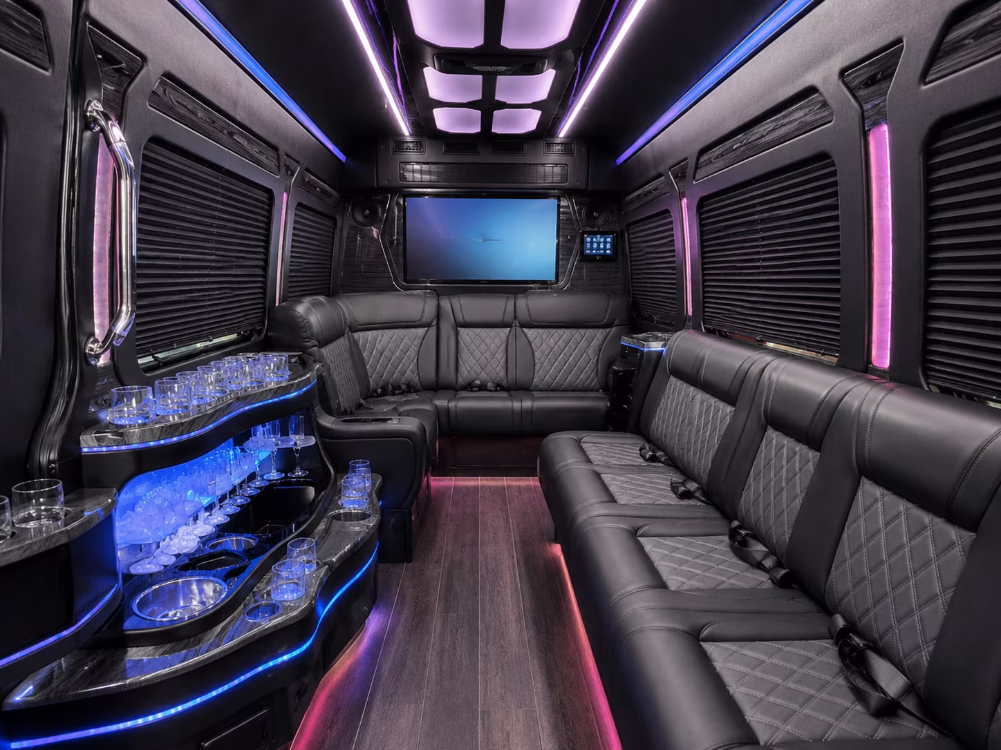 baton rouge sprinter limousine inside