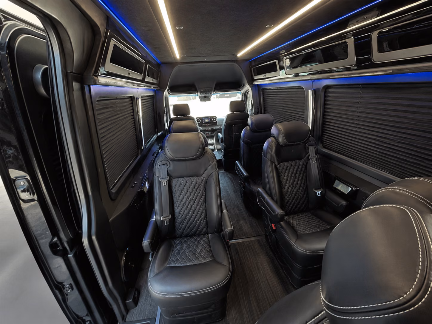 baton rouge sprinter van with driver interior