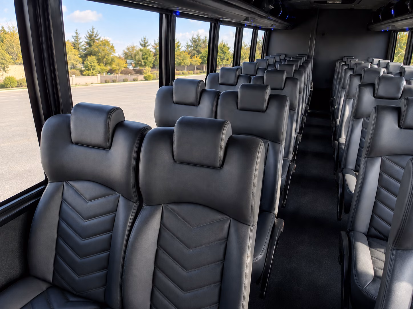 day of wedding bus rentals for the entire wedding party